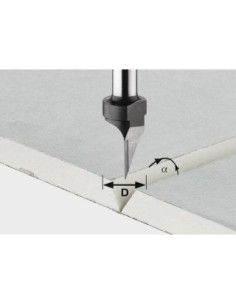 Festool Fresa para placas de pladur HW S8 D12,5/45° 2