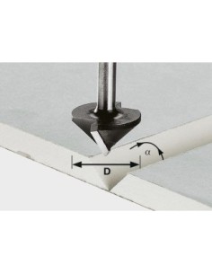 Festool Plasterboard V-groove cutter HW S8 D32/90° 2
