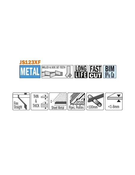 For Cutting Thin to Thick Sheet Metal, Thin to Thick Profiles