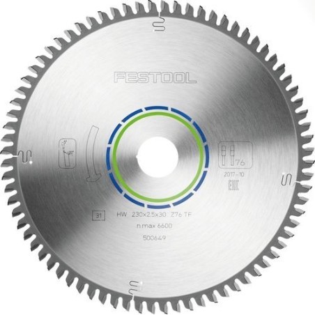 Festool Lame de scie circulaire ALUMINIUM/PLASTICS HW 230x2,5x30 TF76
