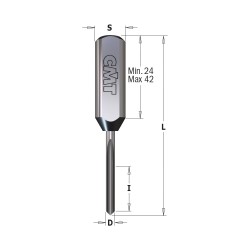 Hochwertige Vorhartmetall-Bohrstifte - LANGLEBIGES SCHÄRFEN, S 10mm - L 57,5/70mm 2
