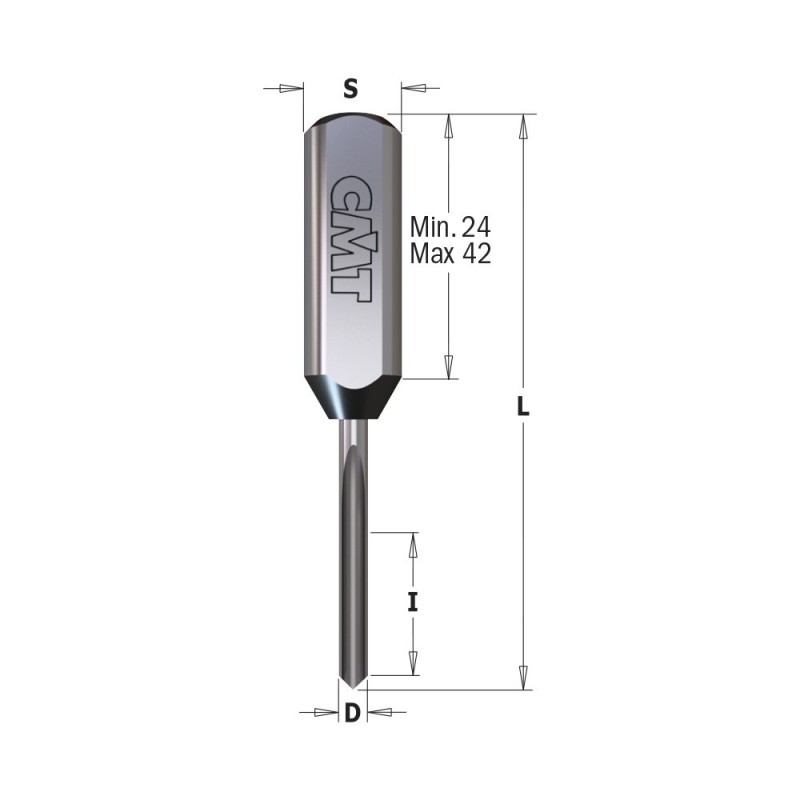 Mèches d'haute qualité pour perceuses multi-broches en HWM - LONGUE DURÉE, S10mm - L57.5/70mm