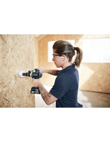 Festool Taladro atornillador de percusión a batería QUADRIVE TPC 18/4-Basic-Set