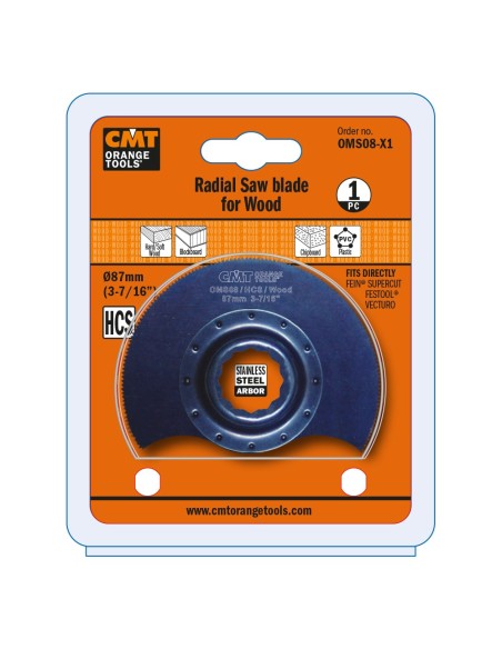 87mm Lame segmentée pour bois