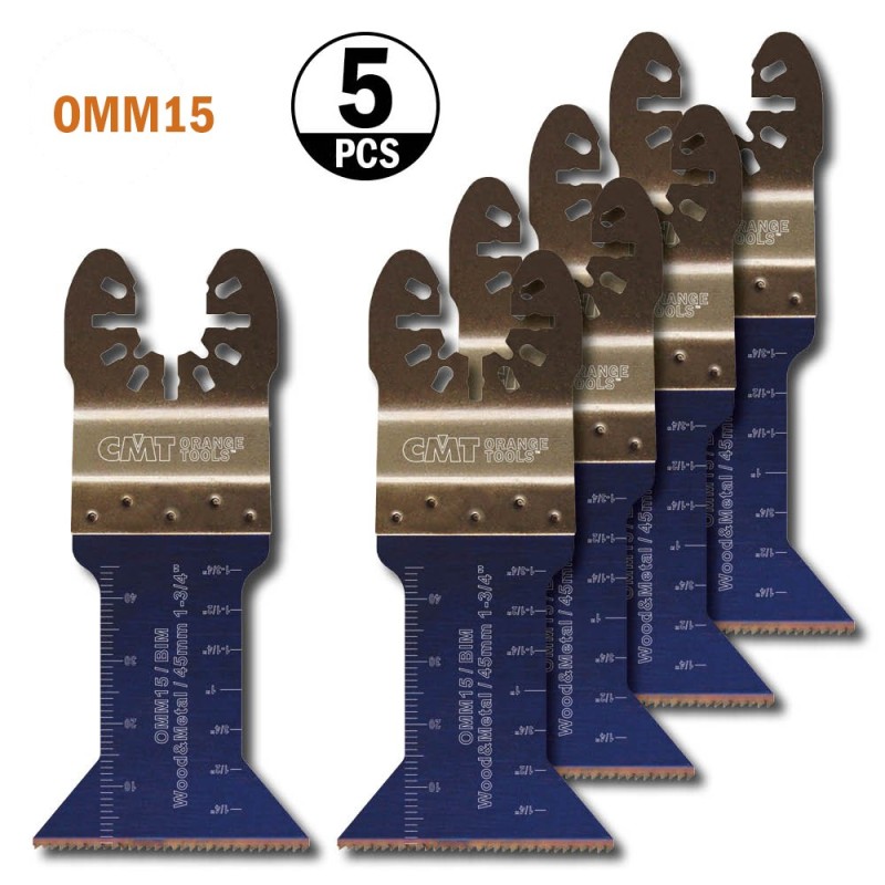 45mm Lama Taglio dal Pieno e Rifilatura per Legno e Metallo