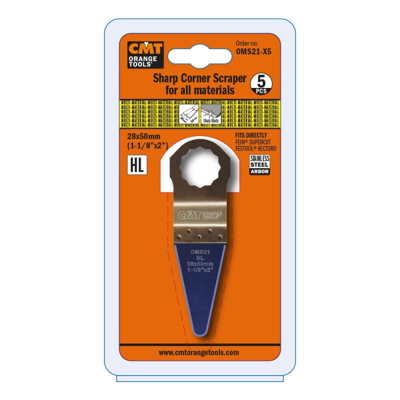 28mm Raschietto/Cutter Affilato Angolare per tutti i materiali