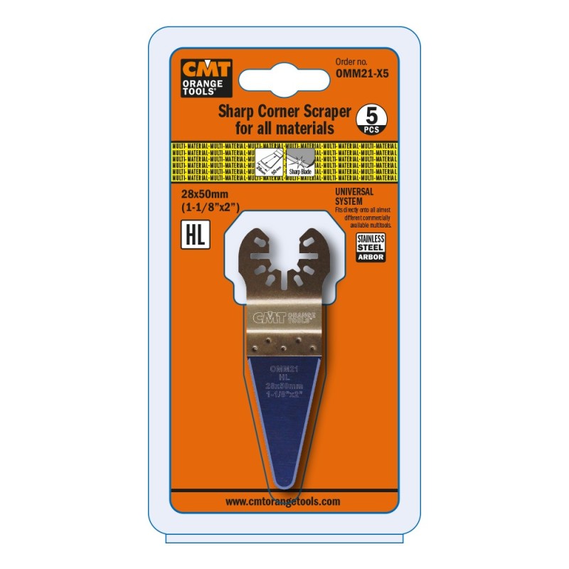 28mm Raschietto/Cutter Affilato Angolare per tutti i materiali