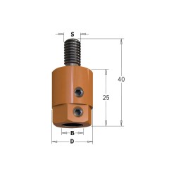 Adaptateurs de perçage M10 2