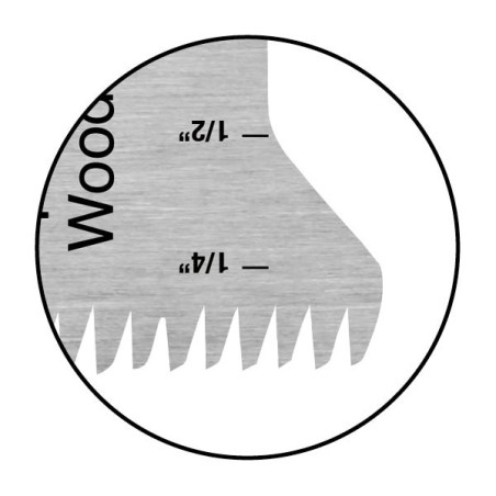 35mm Hoja de sierra de precisión con dentado Japonés para madera