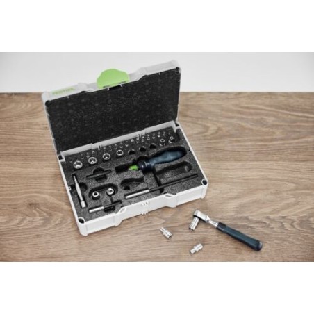 Festool Set di utensili a cricchetto SYS3 S 76-1/4"-CE RA