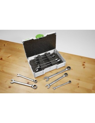 Festool Ring ratchet spanner set SYS3 S 76-RRS-Set