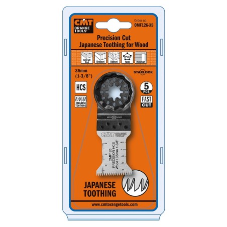 35mm (1-3/8") Precision Cut, Japan toothing for Wood