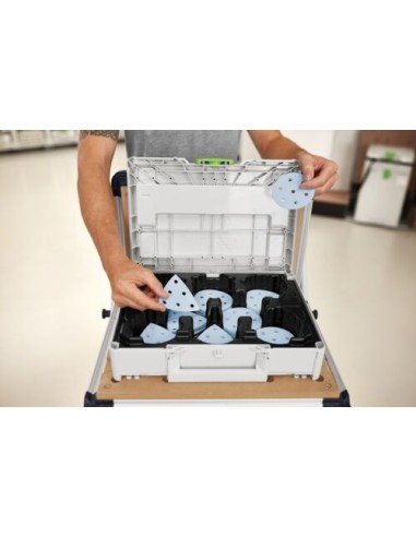 Festool Systainer³ con abrasivi Granat D90/V93 GR SYS
