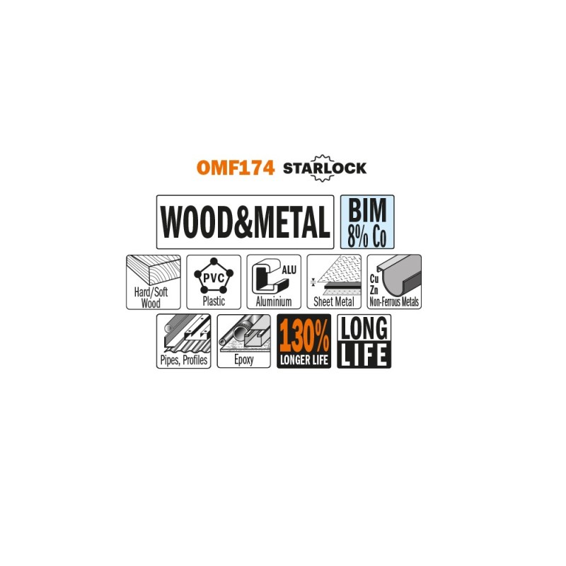 85mm Kreissägeblatt für Holz & Metall. Lange Lebensdauer