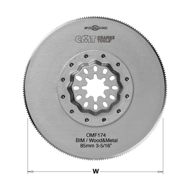 85mm Kreissägeblatt für Holz & Metall. Lange Lebensdauer