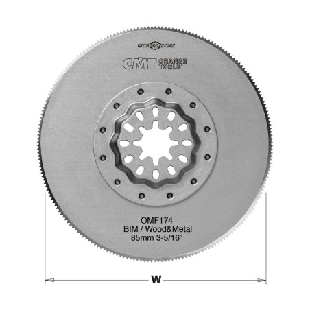 85mm Kreissägeblatt für Holz & Metall. Lange Lebensdauer