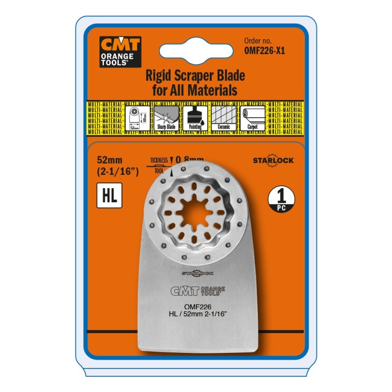 52mm Rascadora rígida para todos materiales