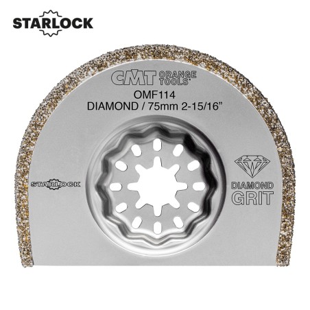 75mm (2-15/16") Diamond Coated Radial Saw Blade, Segmented, Extra-Long Life