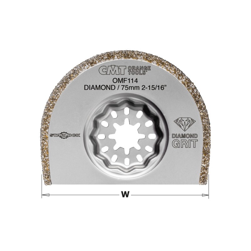 75mm Lama segmentata extra-long life con rivestimento diamantato