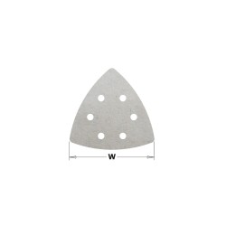 93mm Polierfilz, gelocht für Delta Platte 2