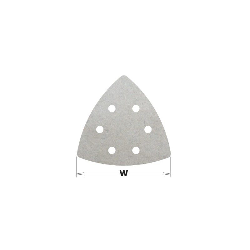 93mm Polierfilz, gelocht für Delta Platte