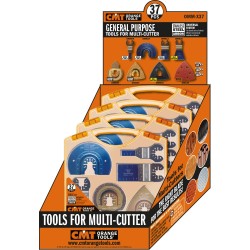 Set 37 uds. Hojas y Accesorios para Herramienta oscilante multifuncional 2