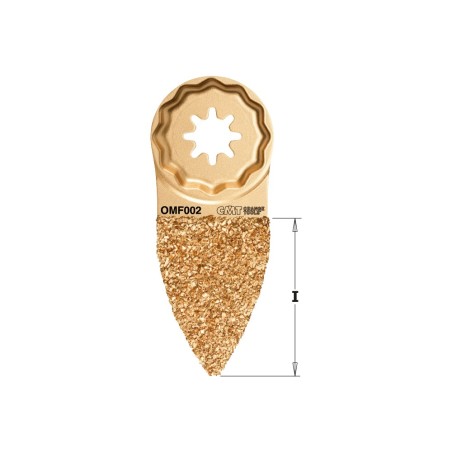 45mm (1-3/4") Carbide Grit Fingertip Rasp, Double-Sided