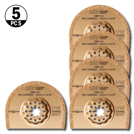 75mm Lame segmentée à concrétion carbure