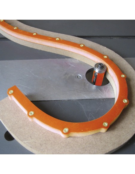 Dime flessibili per fresature curve e ad arco
