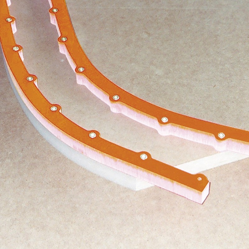 Dime flessibili per fresature curve e ad arco