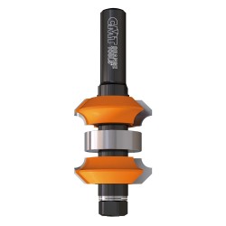 Adjustable roundover & bevel router bits