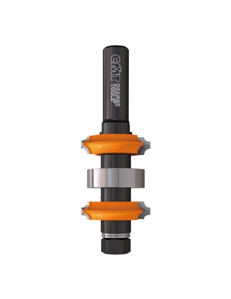 Adjustable double roundover router bits