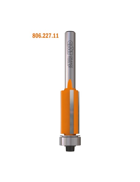 Flush trim router bits