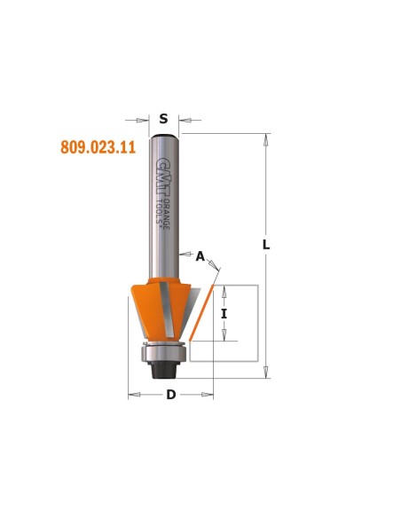 Combination trimmer router bits