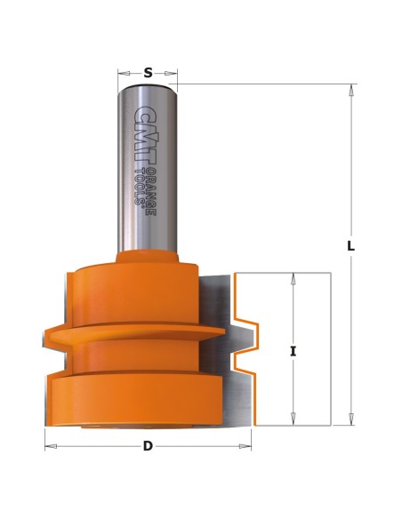 Reverse glue joint router bits