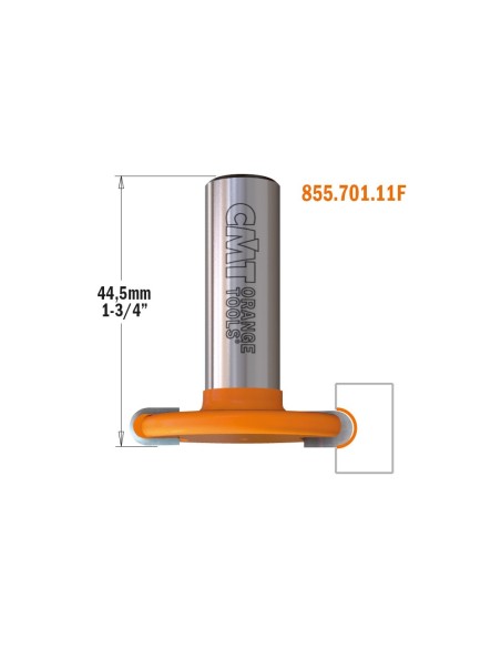 Flute & bead router bit set