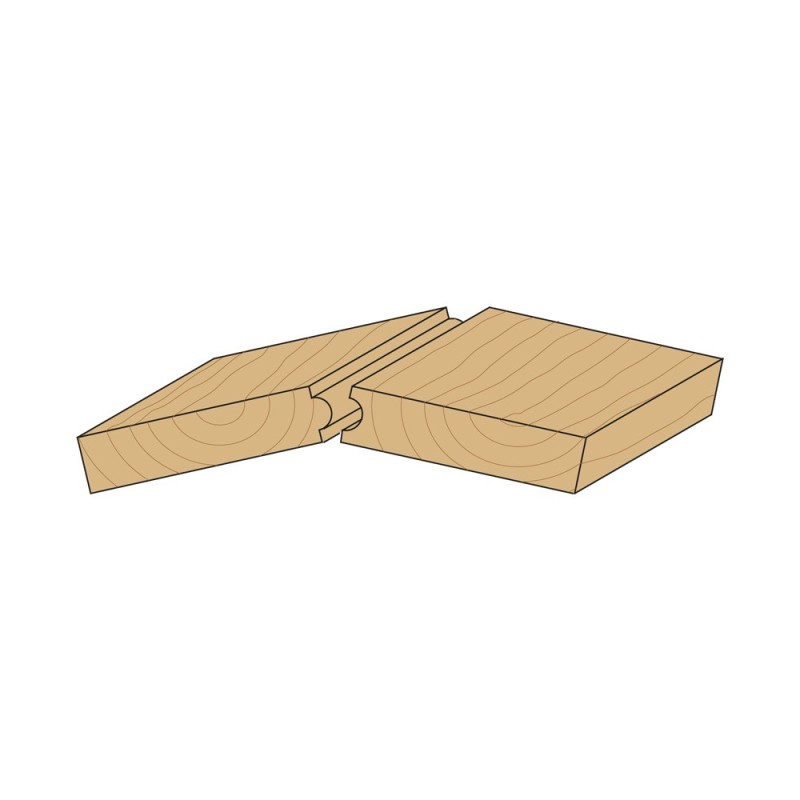 Flute & bead router bit set