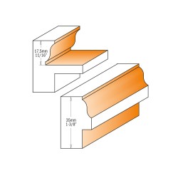 Window sash router bit sets 2