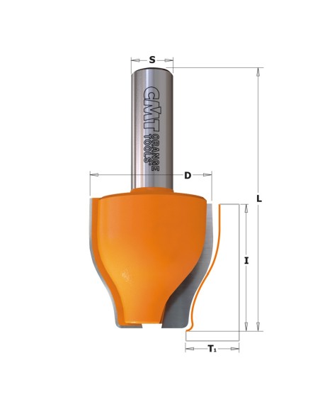 Frese con profilo verticale per antine