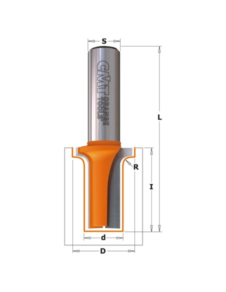 Decorative bearing router bits
