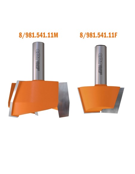 Set di frese per riparazioni su materiali compositi