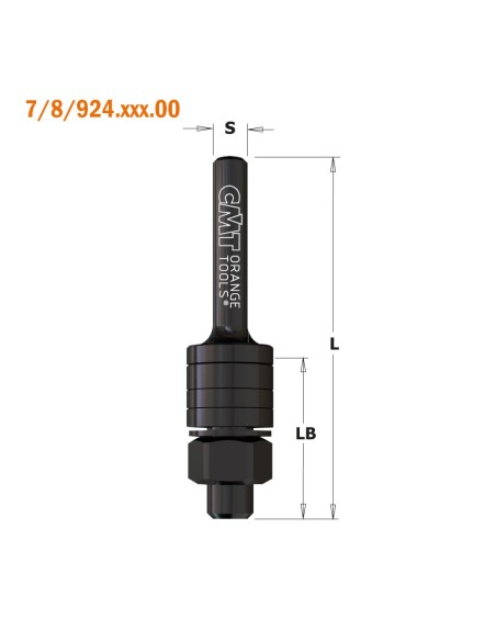 Arbres porte-fraise pour fraises disque 822