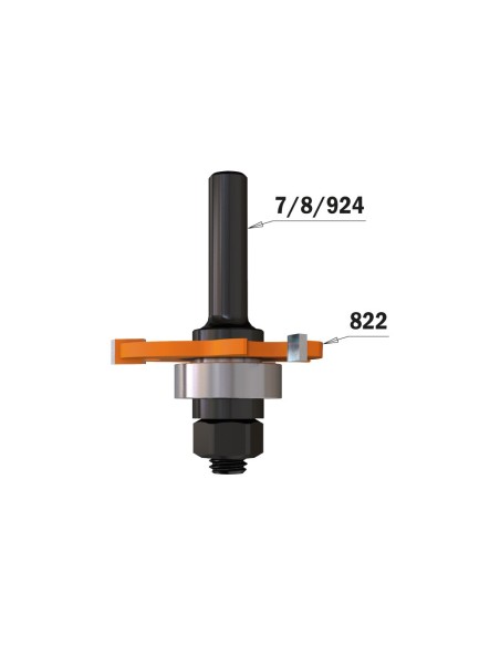 Arbors for slot cutters 822