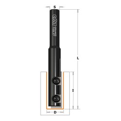 Straight router bits with insert knives for laminates 2