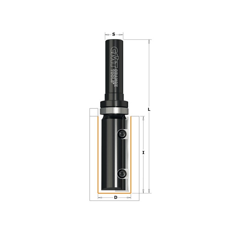 Pattern router bits with insert knives, Z1 - Z2