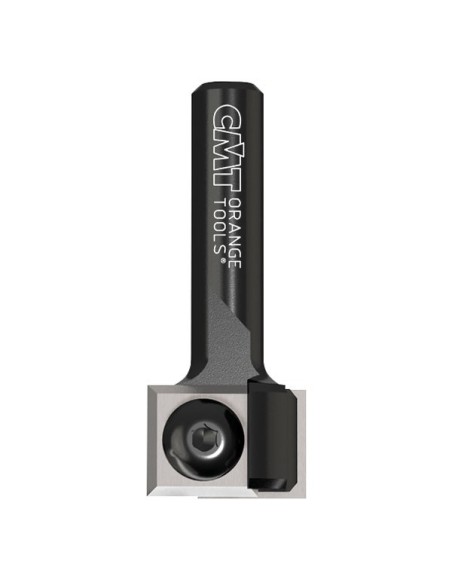 Straight router bit with insert knives