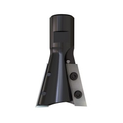 15° dovetail cutter with insert knives for roof-frames