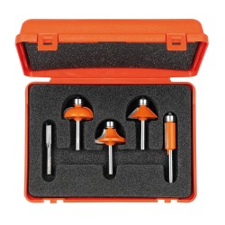 5 piece profile router bit sets