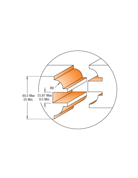 Entry & interior door router bit sets