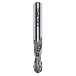 Z2 - Round Nose Solid Carbide Upcut Spiral Bits